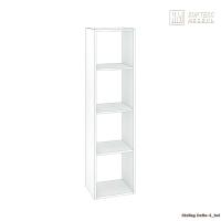 Стеллаж КортексМебель ДЕЛЬТА-4 36х140 (Белый)