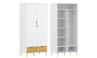 Шкаф Речицадрев Сканди Р 375.01 (Белый/Дуб Бунратти)