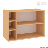 Полка настенная для книг КортексМебель КМ 25 (Ольха)