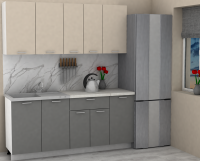 Кухня ЭлиГард LION 1,8 (Персидский жемчуг/Дымчатый алмаз/Королевский опал)