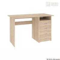 Стол компьютерный КортексМебель ЭЛЬФ 120-3ш (Дуб сонома)