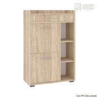 Тумба для обуви КортексМебель ЛАРА ТП4 (Дуб сонома)