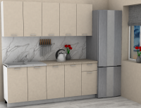 Кухня ЭлиГард LION 2,0 (Персидский жемчуг/Малага)