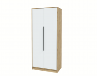 Шкаф комбинированный Интерлиния КТ-Ш2 (Дуб золотой/Белый)