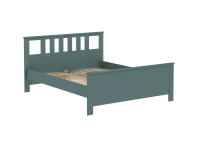 Кровать Новус Индустри Сага 2.08.04.070.6 (Темно-бирюзовый)