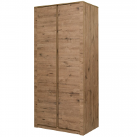 Шкаф РЭЙГРУПП Bremo ШР 02.03 VL ДД (90/198/55) (Дуб Веллингтон/Дуб Веллингтон)