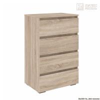 Комод Кортекс Мебель БАРИ 60-4ш (Дуб Сонома/Дуб Сонома/Дуб Сонома)