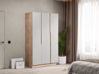 Шкаф Элигард AURA 3D (Дуб вотан/Дымчатый алмаз)