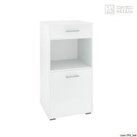 Тумба для обуви КортексМебель ЛАРА ТП2 (Белый)