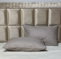 Комплект наволочек 70*50 страйп-сатин (Латте) 