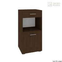 Тумба для обуви КортексМебель ЛАРА ТП2 (Венге тёмный)