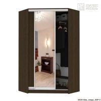 Шкаф КортексМебель Сенатор ШК30 классика угловой ДЗ (Венге тёмный)