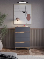 Комод ЭлиГард Eyva 4S (Дуб вотан/Графит)