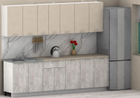 Кухня ЭлиГард LION 2,6 (Персидский жемчуг/Ледяное дерево/Малага)