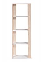 Стеллаж МебельКласс Имидж-3 (Белый/Дуб сонома)