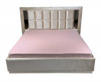 Простыня на резинке 160*200*25 (Пудра)