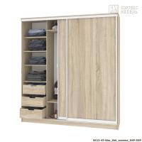 Шкаф КортексМебель Сенатор ШК12-45 классика ДД (Дуб сонома)