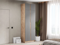 Шкаф Элигард AURA 2Da (Дуб вотан/Графит)