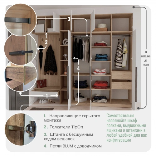 Стеллаж РЭЙГРУПП S2L2 (Античная латунть)