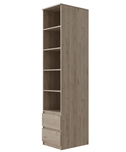 Шкаф для книг MYSTAR 2Я Сноули ИВ-121.19 (Гикори Кингстон)