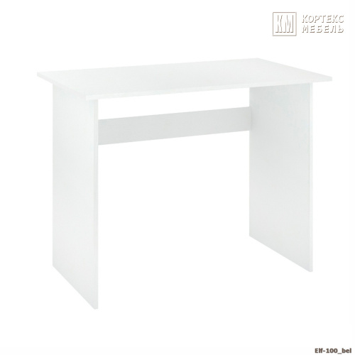 Стол компьютерный КортексМебель ЭЛЬФ 100 (Белый)