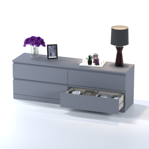 Комод Mebelain ВАРМА 4Д Серый