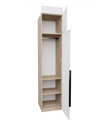 Шкаф РЭЙГРУПП К3В1 (Дуб элисон/Белый премиум)