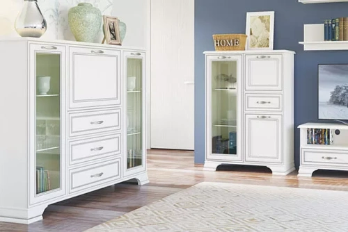 Тумба anrex TIFFANY 2V1D3S (вудлайн кремовый)