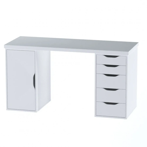 Стол письменный Mebelain ИНГАР 2/5/ДВ Белый