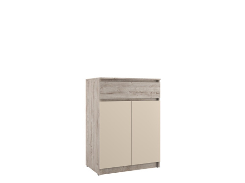 Тумба ЭЛИГАРД LOCARNO тип 2 Дуб монтерей/Персидский жемчуг