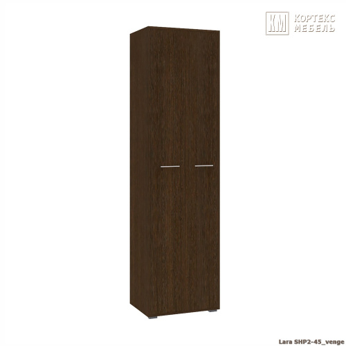 Шкаф в прихожую КортексМебель ЛАРА ШП2-45 (Венге тёмный)