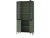 Шкаф BRW Paloma REG2W2D (Черный/Дымчатый зеленый) Шкаф BRW Paloma REG2W2D (Черный/Дымчатый зеленый)