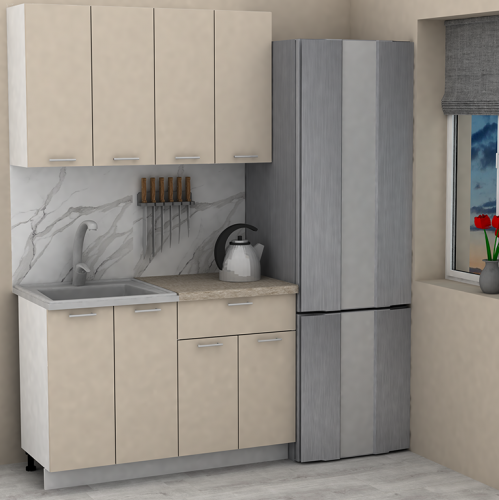 Кухня ЭлиГард LION 1,2 (Персидский жемчуг/Малага)