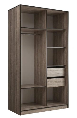 Шкаф-купе Евва Престиж TL 158 TS.03 (Дуб трюфель)