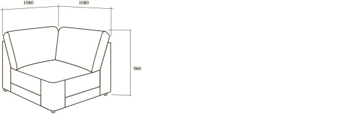 Модульный диван Треви Сохо