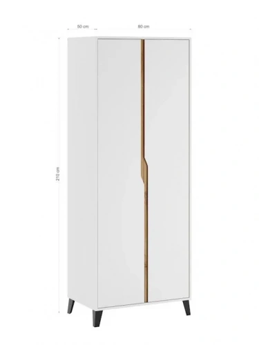 Шкаф ЭлиГард Eyva 2D (Белый)