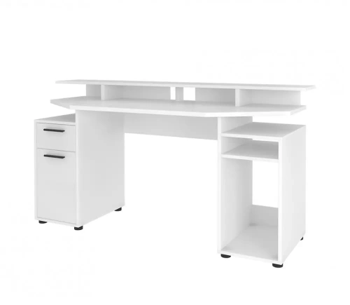 Стол компьютерный Интерлиния Skill-1 (Белый)