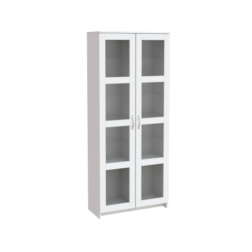 Шкаф с витриной Новус Индустри Сириус 2.02.16.560.1 (Белый)