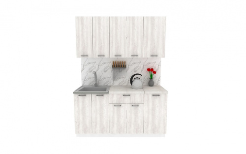 Кухня ЭлиГард LION 1,6 (1) (Сосна каньон/Королевский опал)