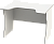 Стол компьютерный Mebelain ВАРДИГ К2 Белый/серебристый