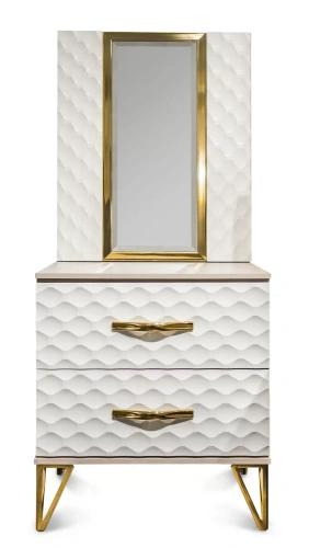 Тумба прикроватная ЭРА Lara Белый глянец