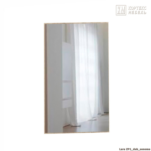 Зеркало в прихожую КортексМебель ЛАРА ЗП1 (Дуб сонома)