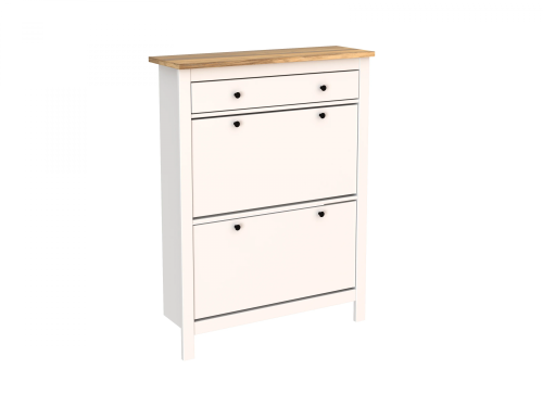 Тумба Новус Индустри для обуви  САГА 2.08.10.190.14 (Белый/Ясень)