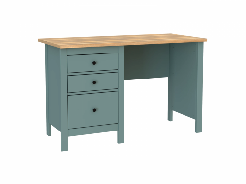 Стол письменный Новус Индустри САГА 2.08.06.160.16 (Темно-бирюзовый/Ясень)