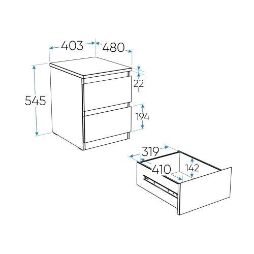 Тумба Новус Индустри Мальта 2.05.03.010.1 (Белый)