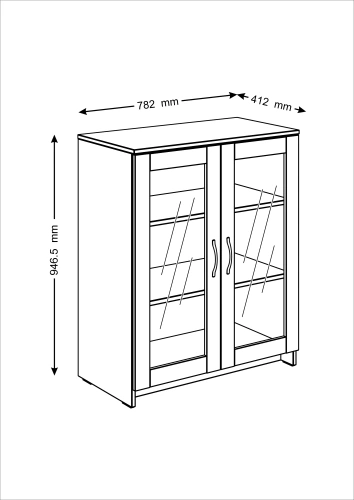 Тумба Новус Индустри Сириус 2.02.03.360.5 (Дуб венге)