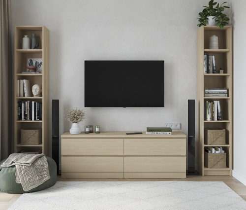 Комод Mebelain ВАРМА 4Д Беленый дуб