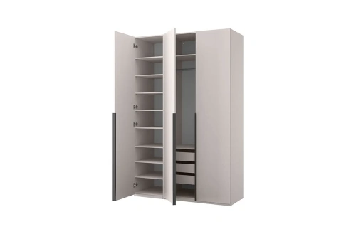 Шкаф anrex TETRA 3D GLD (Персидский жемчуг)