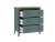Комод Новус Индустри САГА 2.08.02.020.16 (Темно-бирюзовый/Ясень)