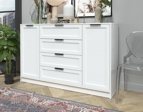 Тумба Интерлиния Концепт КТ-Т160 Тренд (Белый /Белый)